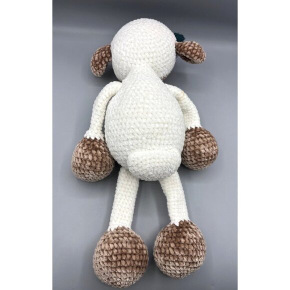 Handmade Plush Crochet Amigurumi Lamb Spring Easter Kids Toy Decor - Picture 4 of 6